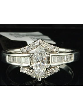 Goldenstar 0.17ct Black & White Diamond Wedding Ring 